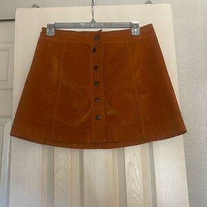 Velvet skirt. Madewell